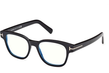 Okulary korekcyjne Tom Ford FT5977-B 001 Kwadratowe Czarne