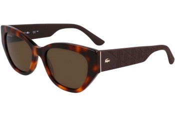 Sluneční brýle Lacoste L6047S 214 Cat Eye Havana