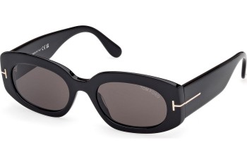 Solbriller Tom Ford Cielle FT1187 01A Oval Sort