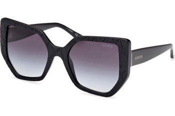 Ochelari de soare Guess GU00153 02B Cat Eye Negri