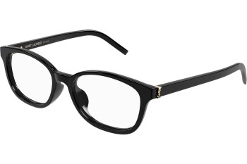 Okulary korekcyjne Saint Laurent SLM141/F 004 Prostokątne Czarne