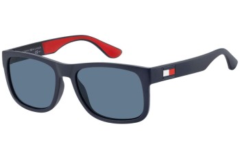 Ochelari de soare Tommy Hilfiger TH1556/S 8RU/KU Dreptunghiulari Albaștri