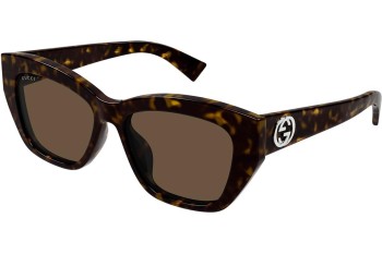 Napszemüvegek Gucci GG1844SA 002 Cat Eye Havana