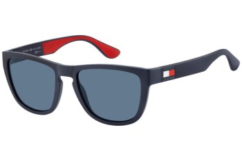 Ochelari de soare Tommy Hilfiger TH1557/S 8RU/KU Dreptunghiulari Albaștri