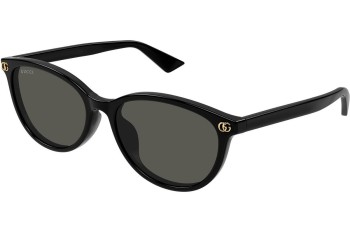 Okulary przeciwsłoneczne Gucci GG1818SK 001 Kocie oczy Czarne