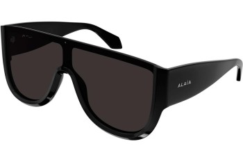 Okulary przeciwsłoneczne Alaia AA0087S 001 Pojedyncze | Shield Czarne