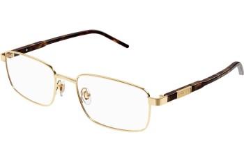 Okulary korekcyjne Gucci GG1801O 006 Prostokątne Złote