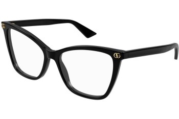 Okulary korekcyjne Gucci GG1817O 001 Kocie oczy Czarne