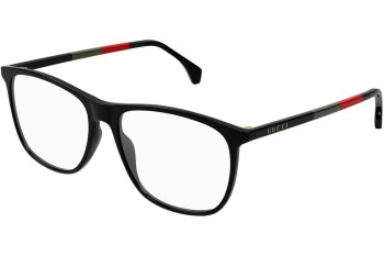 Okulary korekcyjne Gucci GG0554O 009 Kwadratowe Czarne