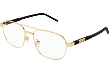 Okulary korekcyjne Gucci GG1800O 001 Pilotki (Aviator) Złote