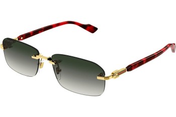 Aurinkolasit Gucci GG1221S 006 Tiny Kulta