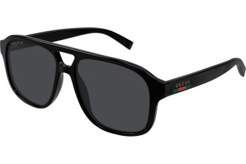 Okulary przeciwsłoneczne Gucci GG1856S 005 Kwadratowe Czarne