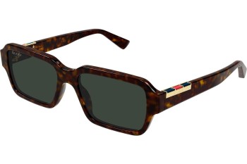 Okulary przeciwsłoneczne Gucci GG1887S 002 Prostokątne Havana