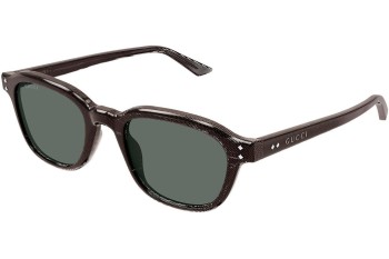 Okulary przeciwsłoneczne Gucci GG1892S 003 Kwadratowe Brązowe