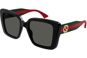 Okulary przeciwsłoneczne Gucci GG1861S 001 Kocie oczy Czarne