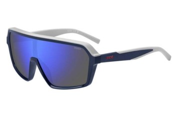 Ochelari de soare HUGO HG1334/G/S XW0/XT Lentilă unică | Shield Albaștri