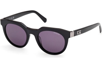 Ochelari de soare Guess GU00214 01A Rotunzi Negri