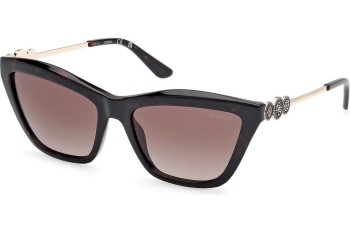 Okulary przeciwsłoneczne Guess GU00199 52F Kocie oczy Havana