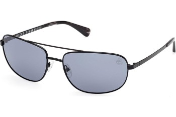 Solbriller Timberland TB00045 01D Polarized Rektangulær Sort