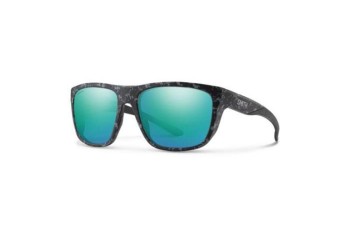 Solbriller Smith BARRA/S UHX/QG Polarized Firkantet Sort