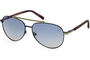 Ochelari de soare Timberland TB00039 91D Polarized Pilot Albaștri