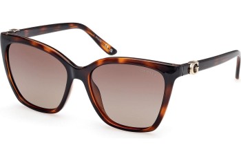 Ochelari de soare Guess GU00191 52H Polarized Cat Eye Havana