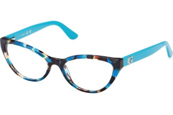 Okulary korekcyjne Guess GU50236 087 Kocie oczy Niebieskie