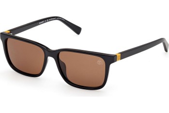 Solbriller Timberland TB00050 01H Polarized Rektangulær Sort