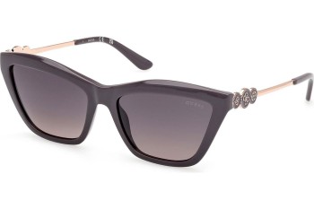 Okulary przeciwsłoneczne Guess GU00199 20B Kocie oczy Szare