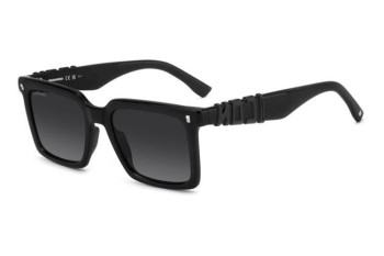 Okulary przeciwsłoneczne Dsquared2 ICON0025/S 807/9O Kwadratowe Czarne