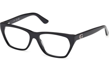 Okulary korekcyjne Guess GU50234 001 Kocie oczy Czarne