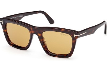 Solbriller Tom Ford Lelio FT1207 52E Firkantet Havana