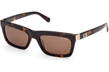 Okulary przeciwsłoneczne Guess GU00212 52E Prostokątne Havana