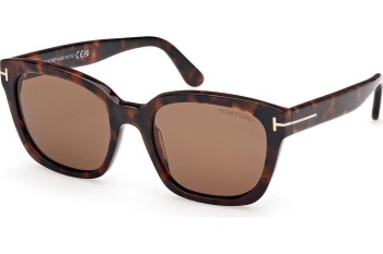 Aurinkolasit Tom Ford Haylay FT1216 52H Polarized Kulmikkaat Havana