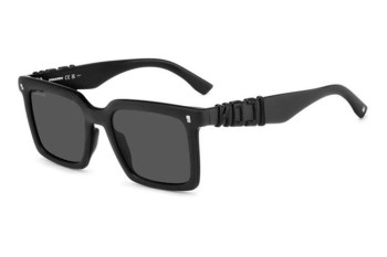 Okulary przeciwsłoneczne Dsquared2 ICON0025/S 003/IR Kwadratowe Czarne