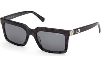 Okulary przeciwsłoneczne Guess GU00213 98V Prostokątne Havana