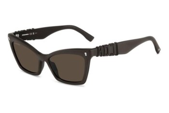 Solbriller Dsquared2 ICON0026/S YZ4/70 Cat Eye Brun