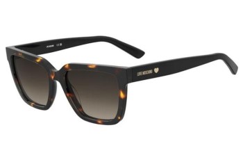 Ochelari de soare Love Moschino MOL087/S 086/HA Pătrați Havana