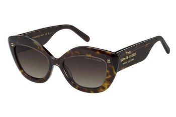 Sluneční brýle Marc Jacobs MARC800/S AIO/HA Cat Eye Havana