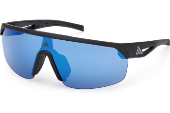 Ochelari de soare Adidas Sport SP0109 02X Lentilă unică | Shield Negri