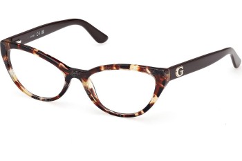 Okulary korekcyjne Guess GU50236 052 Kocie oczy Havana