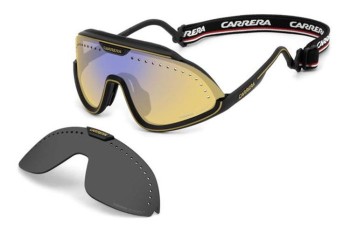 Okulary przeciwsłoneczne Carrera CSPORT01/S I46/HW Pojedyncze | Shield Czarne Okulary przeciwsłoneczne Carrera CSPORT01/S I46/HW Pojedyncze | Shield Czarne