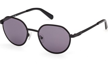 Okulary przeciwsłoneczne Guess GU00207 02Y Okrągłe Czarne