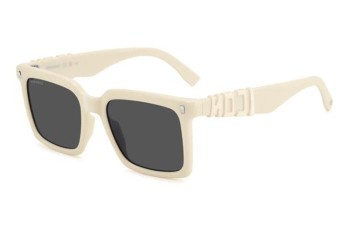 Zonnebril Dsquared2 ICON0025/S SZJ/IR Vierkant Wit