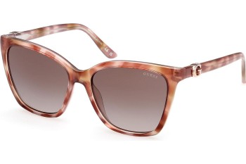 Okulary przeciwsłoneczne Guess GU00191 47F Kocie oczy Havana