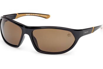 Слънчеви очила Timberland TB00035 01H Polarized Правоъгълни Черна