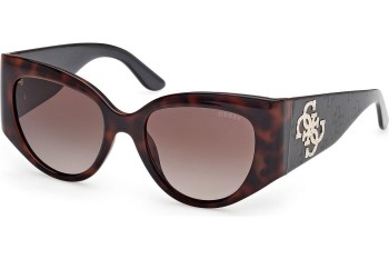 Okulary przeciwsłoneczne Guess GU00202 52F Kocie oczy Havana