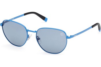 Слънчеви очила Timberland TB00048 91D Polarized Квадратни Синя