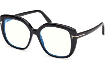 szemüvegeinket Tom Ford FT6043-B 001 Cat Eye Fekete