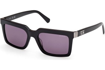 Okulary przeciwsłoneczne Guess GU00213 01Y Prostokątne Czarne